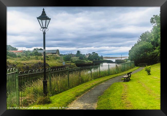 Donegal, Riverside Walk Ballyshannon Framed Print by Margaret Ryan