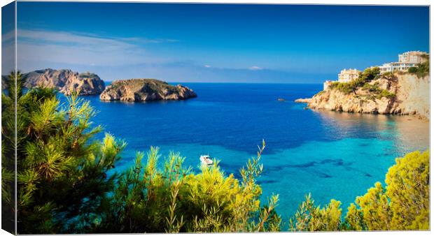 Majestic View of the Turquoise Sea Canvas Print by Jeremy Sage