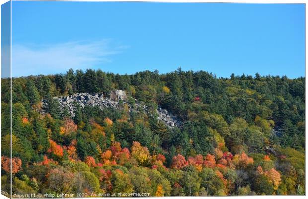 Devil's Lake October 18th (3A) Canvas Print by Philip Lehman