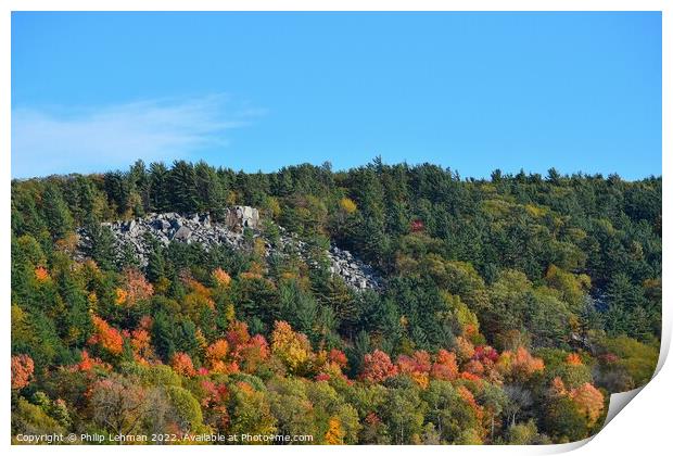 Devil's Lake October 18th (3A) Print by Philip Lehman