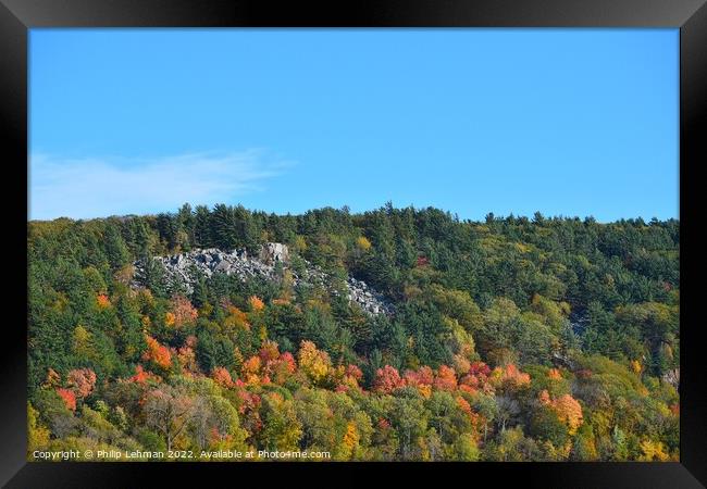 Devil's Lake October 18th (4A) Framed Print by Philip Lehman