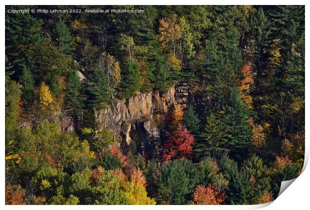 Devil's Lake October 18th (91A) Print by Philip Lehman