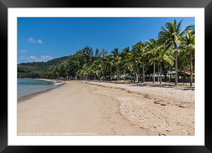 Kamala Beach, Phuket, Thailand Framed Mounted Print by Kevin Hellon