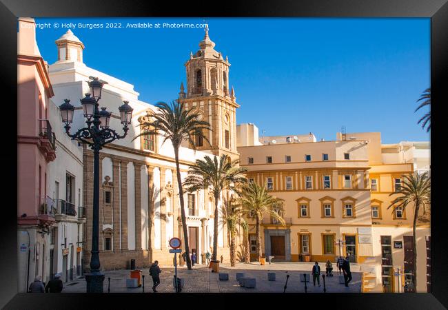 'Historic Cadiz Cathedral: Southern Spain's Jewel' Framed Print by Holly Burgess