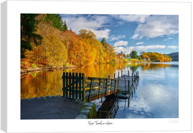 River Tummel in  autumn Canvas Print by JC studios LRPS ARPS