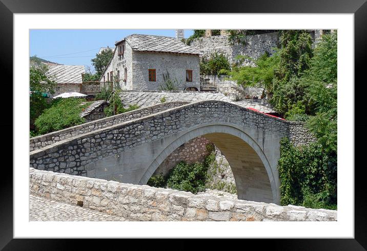 Stari Most in Mostar Framed Mounted Print by Jason Wells