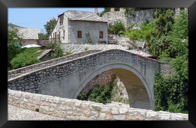 Stari Most in Mostar Framed Print by Jason Wells
