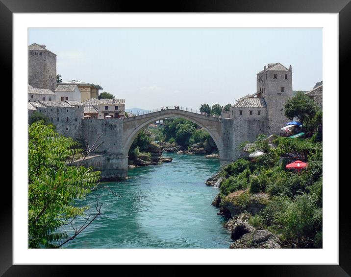 Mostar Framed Mounted Print by Jason Wells