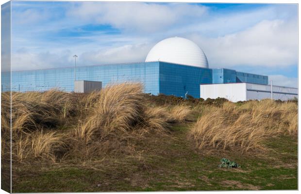 Sizewell nuclear power station Canvas Print by Kevin Snelling
