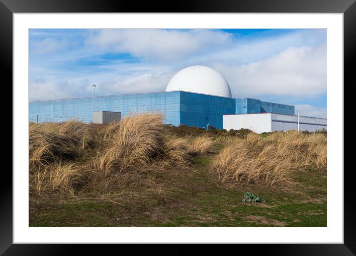 Sizewell nuclear power station Framed Mounted Print by Kevin Snelling