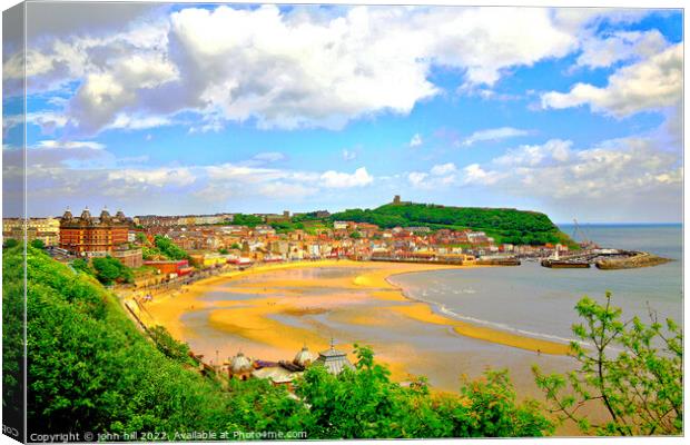 Scarborough, North Yorkshire, UK Canvas Print by john hill