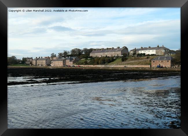 Longstone View. Berwick upon Tweed Framed Print by Lilian Marshall