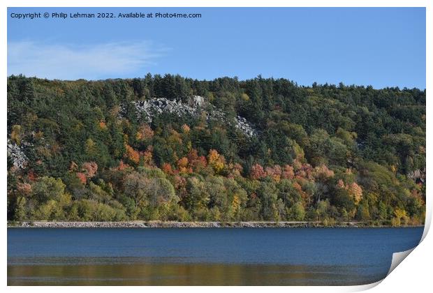 Devil's Lake October 18th (261A) Print by Philip Lehman