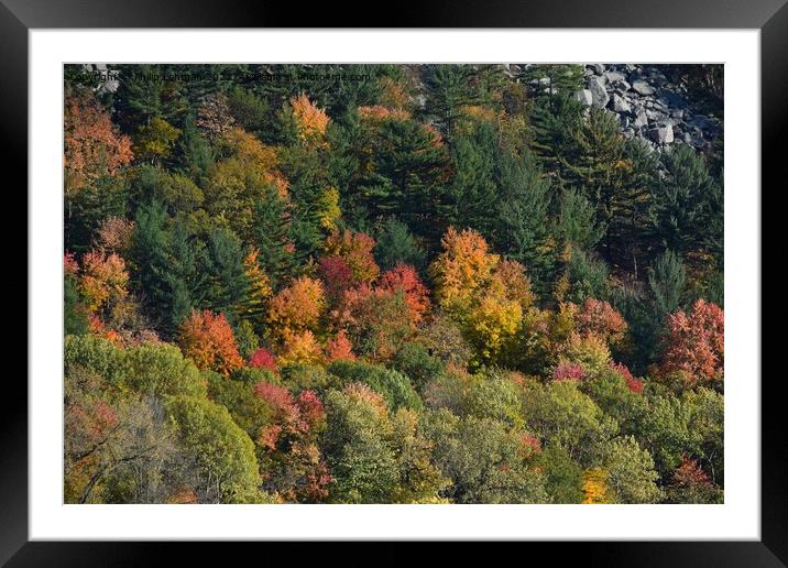 Devil's Lake October 18th (262A) Framed Mounted Print by Philip Lehman