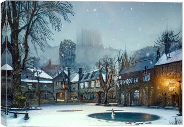 Winter Wonderland Canvas Print by Beryl Curran