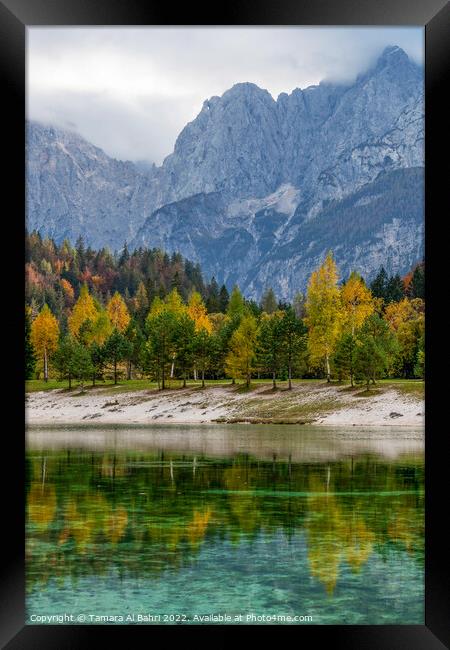 Lake Jasna (Jezero Jasna), Slovenia Framed Print by Tamara Al Bahri