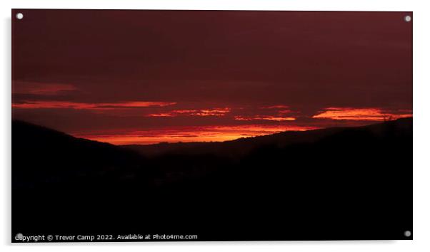 The Sunset Acrylic by Trevor Camp