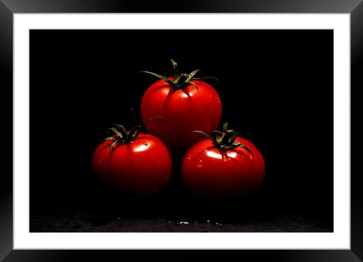  Tomatoes  Framed Mounted Print by Will Ireland Photography