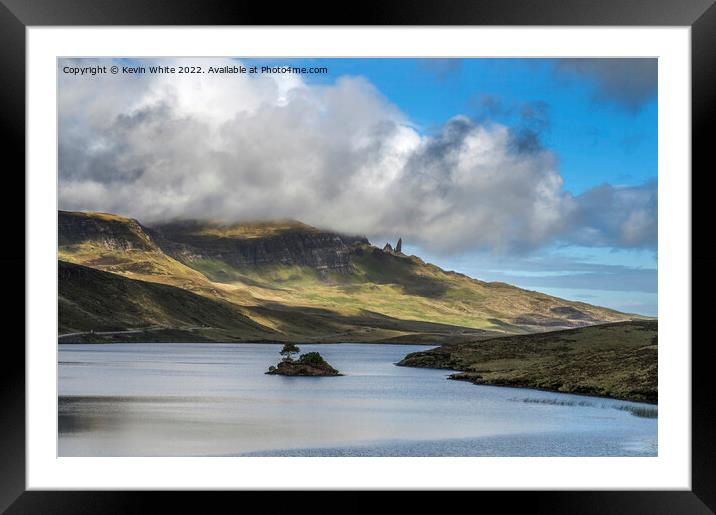Magical Old Man of Storr on Isle of Skye Framed Mounted Print by Kevin White