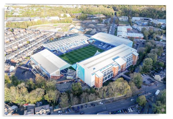 Hillsborough Stadium Acrylic by Apollo Aerial Photography