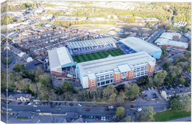 Hillsborough Football Stadium Canvas Print by Apollo Aerial Photography