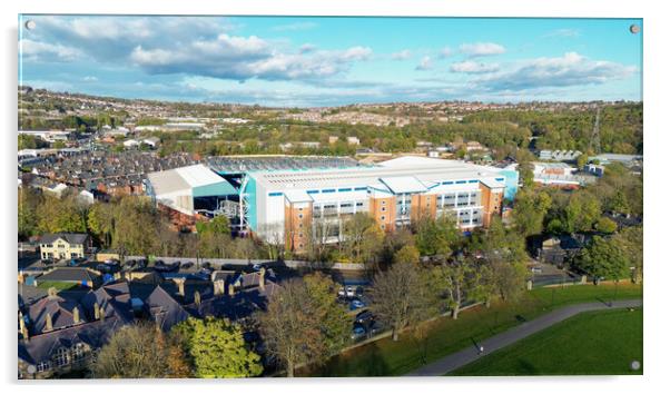 Hillsborough Stadium Acrylic by Apollo Aerial Photography