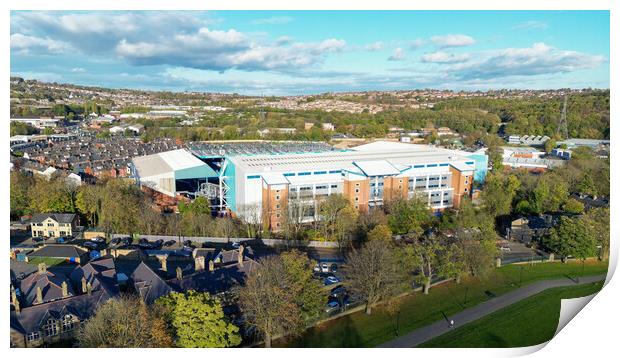 Hillsborough Stadium Print by Apollo Aerial Photography