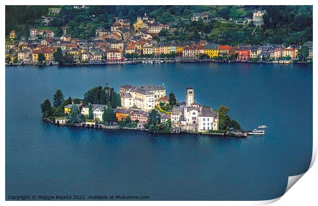 Picturesque of San Giuliano (Isola) Island in Italy. Print by Maggie Bajada