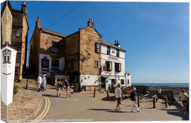 Robin Hood's Bay Canvas Print by Philip Brookes