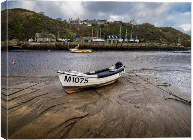 Solva Harbours Tranquil Transformation Canvas Print by Colin Allen