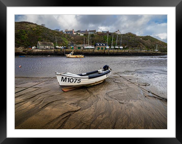 Solva Harbours Tranquil Transformation Framed Mounted Print by Colin Allen