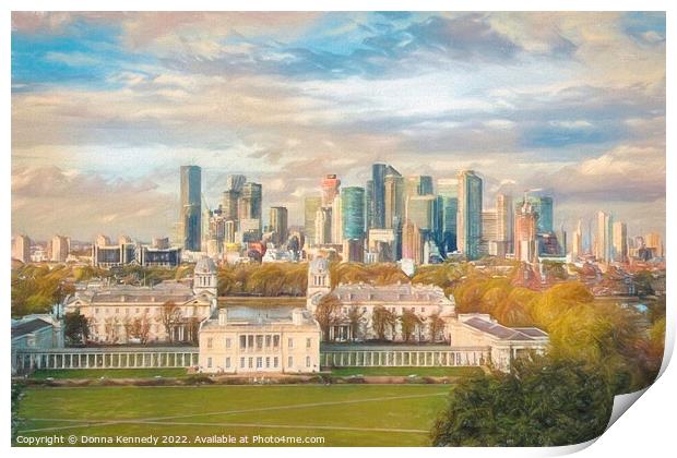 The Old Royal Naval College Print by Donna Kennedy