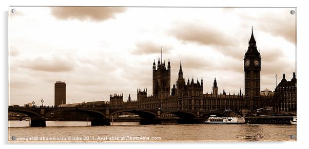 Houses of Parliament 2 Acrylic by Sharon Lisa Clarke