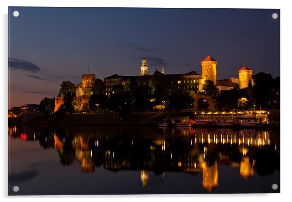 Wawel castle Acrylic by Thomas Schaeffer