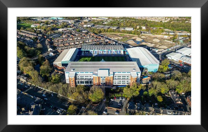 Hillsborough Stadium Framed Mounted Print by Apollo Aerial Photography