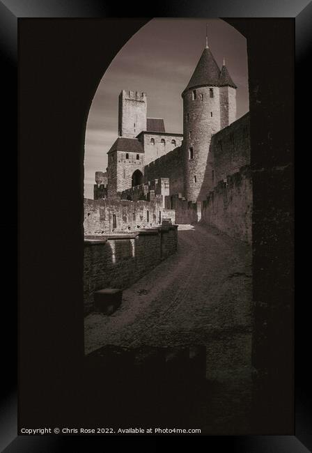 Carcassonne Framed Print by Chris Rose