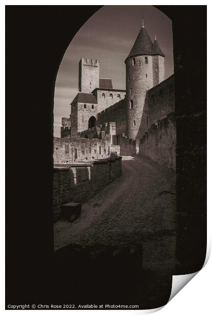 Carcassonne Print by Chris Rose