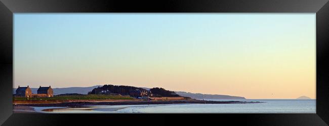 Prestwick shore at dusk Framed Print by Allan Durward Photography