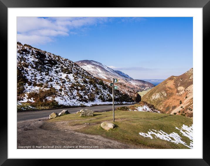 Sychnant Pass Conwy Wales Framed Mounted Print by Pearl Bucknall