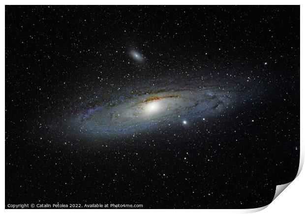 Andromeda galaxy from Northern hemisphere Print by Ragnar Lothbrok