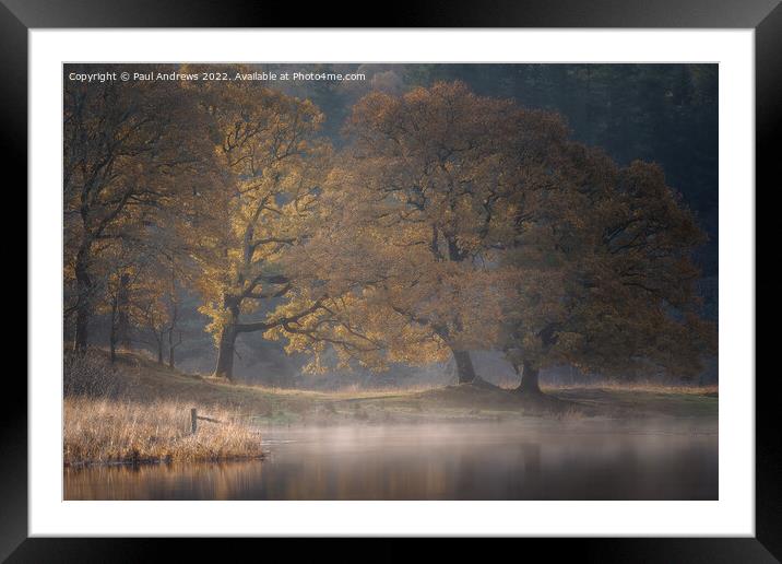 River Brathay Framed Mounted Print by Paul Andrews