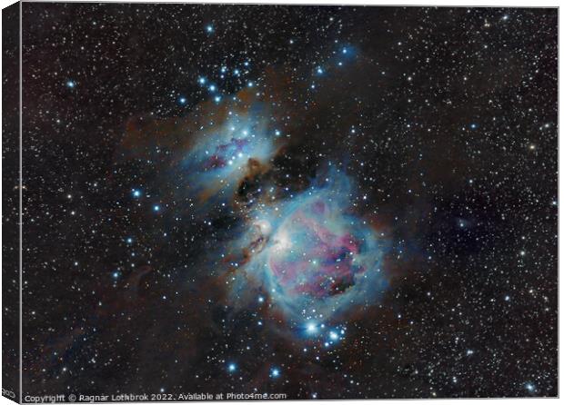 Orion and Running Man nebulae Canvas Print by Ragnar Lothbrok