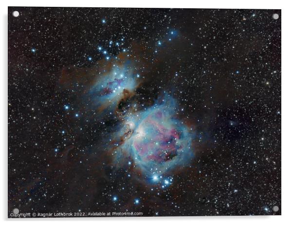 Orion and Running Man nebulae Acrylic by Ragnar Lothbrok