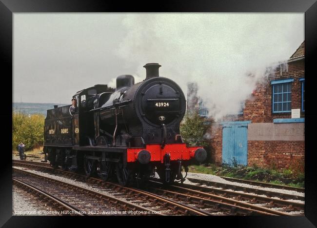 BR 4F steam locomotive 43924 Framed Print by Rodney Hutchinson