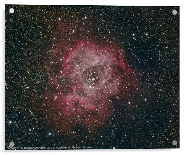 Rosette nebula and stars Acrylic by Ragnar Lothbrok