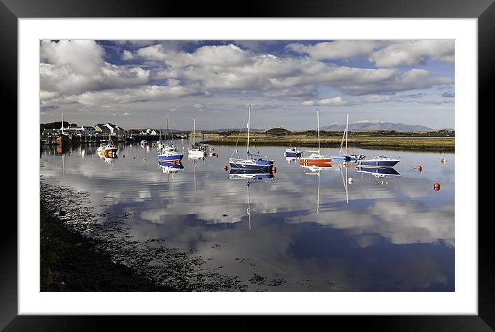Harbour Boats Framed Mounted Print by Paul Messenger