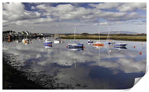 Harbour Boats Print by Paul Messenger