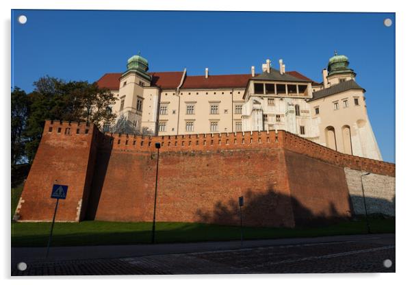 Wawel Royal Castle In City Of Krakow Acrylic by Artur Bogacki