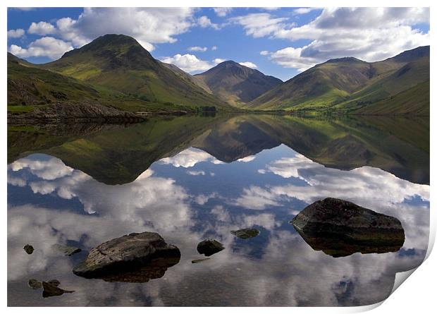 Wasdale Head, Lake District, UK Print by Richard Nicholls