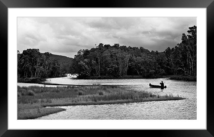 Backwater #6 Framed Mounted Print by Dennis Gay